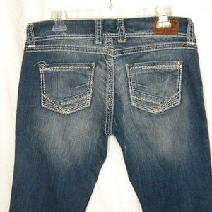 BKE Stella Jeans 31 x 31.5 Women's Fctry Distress
